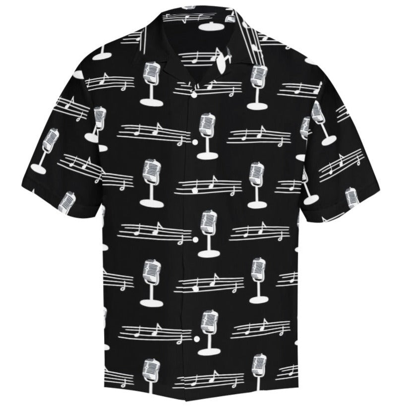 Music Microphone Hawaiian Shirt