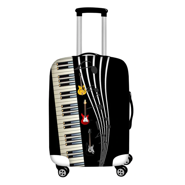 Piano Keyboard Luggage Covers with Tag