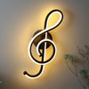 Treble Clef Wall Lamp