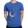 Treble Clef & Piano Design T-shirt