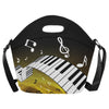 Piano Music Notes Neoprene Lunch Bag