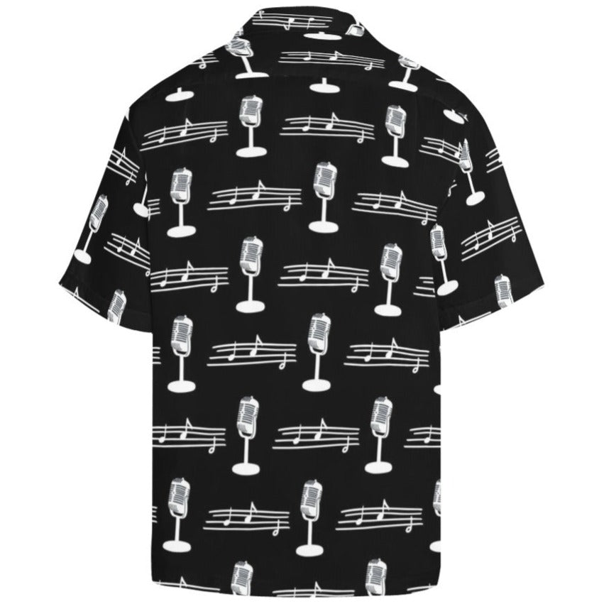 Music Microphone Hawaiian Shirt