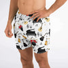 Music Instruments White Shorts