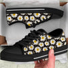 Music & Flower Print Canvas Shoes