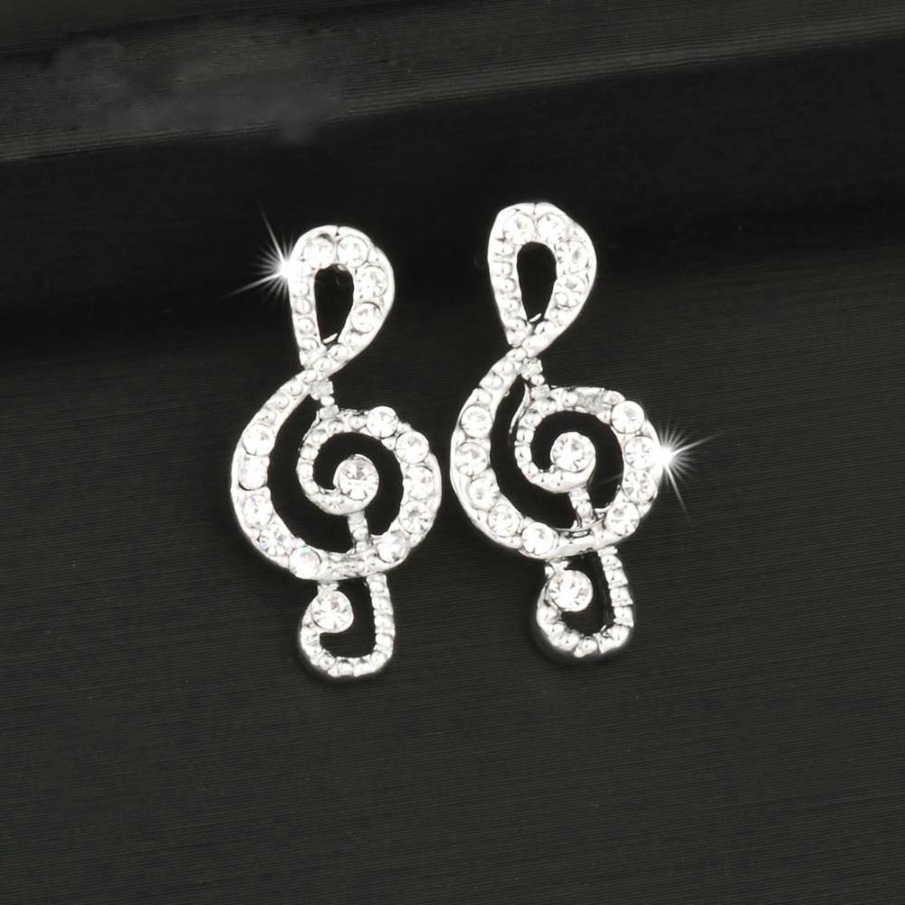 Musical Note Stud Earrings