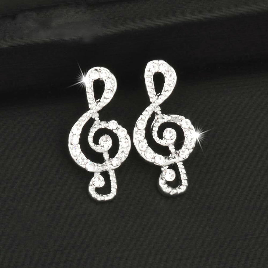 Musical Note Stud Earrings