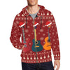 Guitars Christmas Zip Hoodie