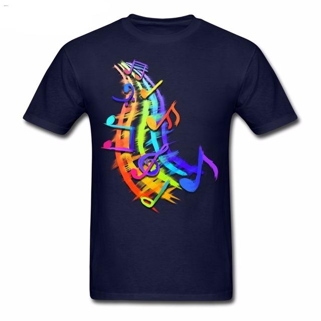 Music Note Rainbow Colors T-shirt