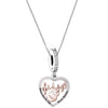 Elegant Guitar Heart Necklace