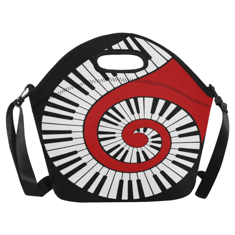Piano Keys Twisted Neoprene Lunch Bag