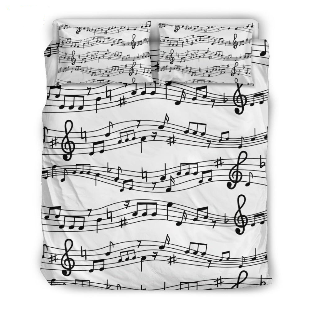 Music Note Printed Bedding Sets