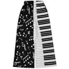 Music Piano Keys Flare Jogger