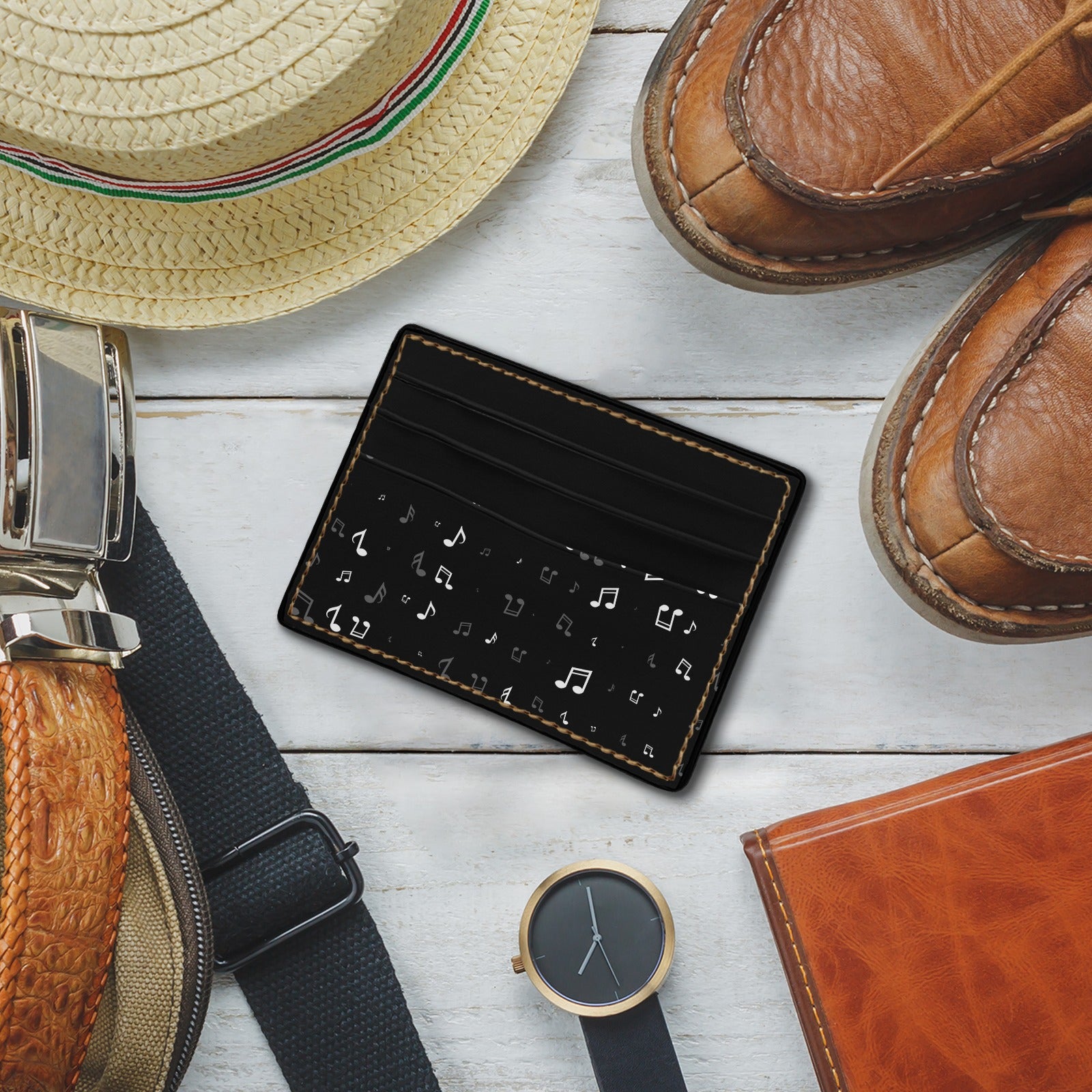 Minimalist Music Card Holder