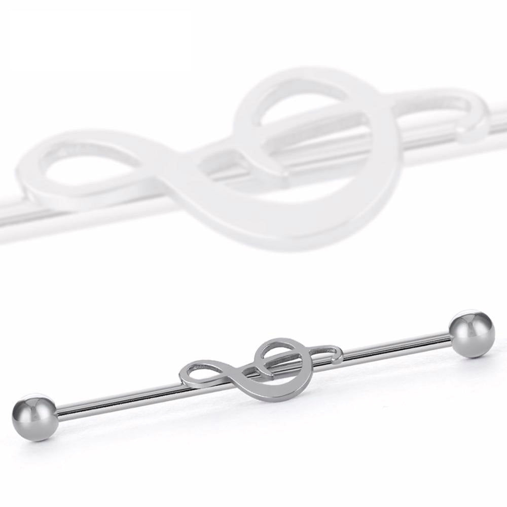 Music Note Piercing Earrings