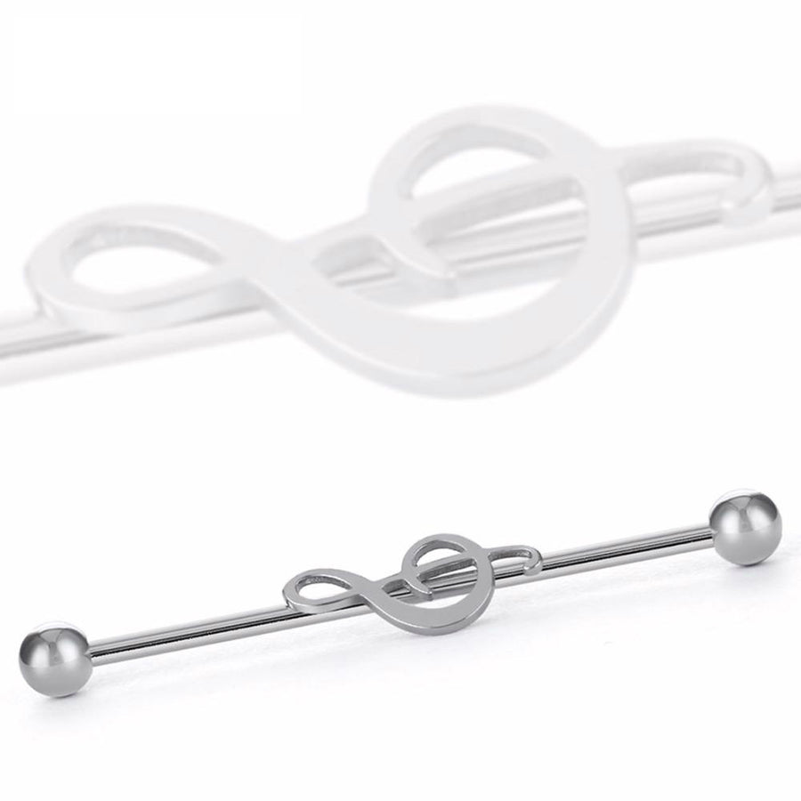 Music Note Piercing Earrings