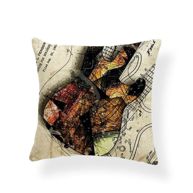 Guitar & Piano Cushion Covers