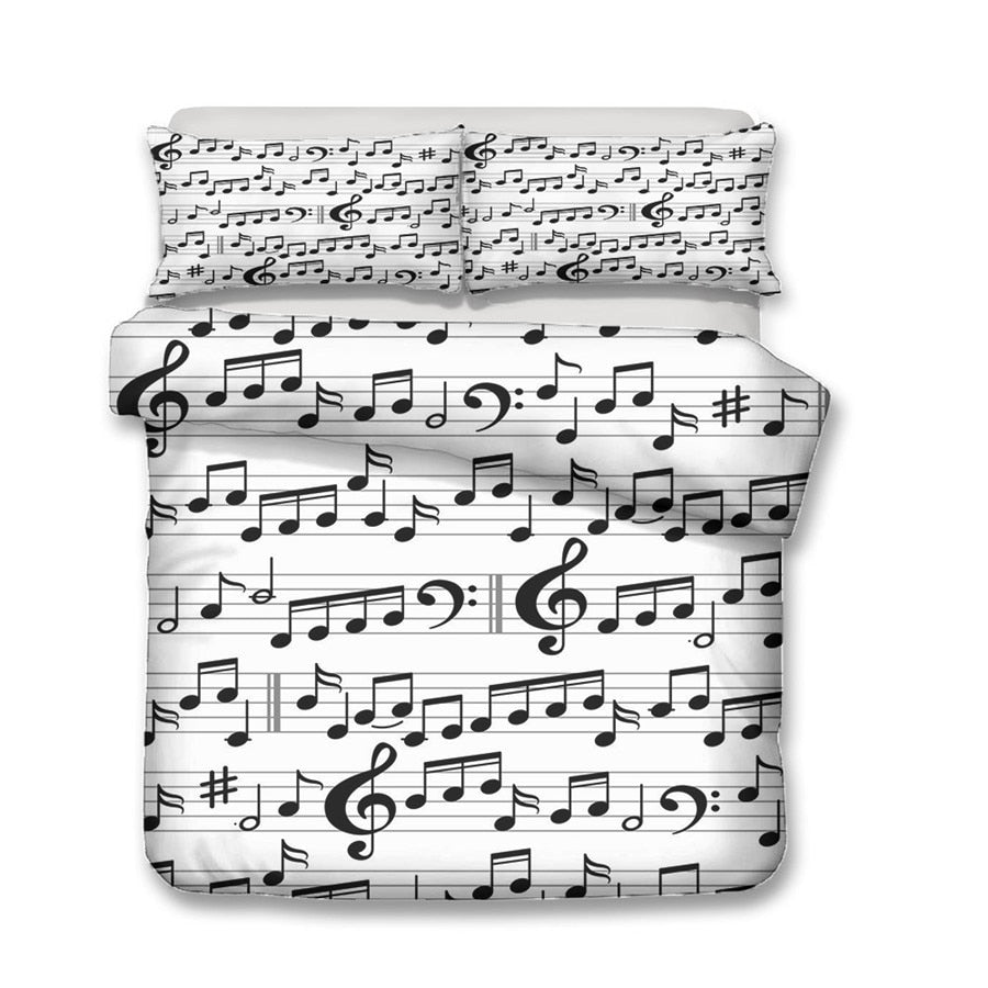 Sheet Music Bedding Set - { shop_name }} - Review
