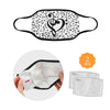 Music Notes Heart Mask - L / 1 Pack with Filter - { shop_name }} - Review