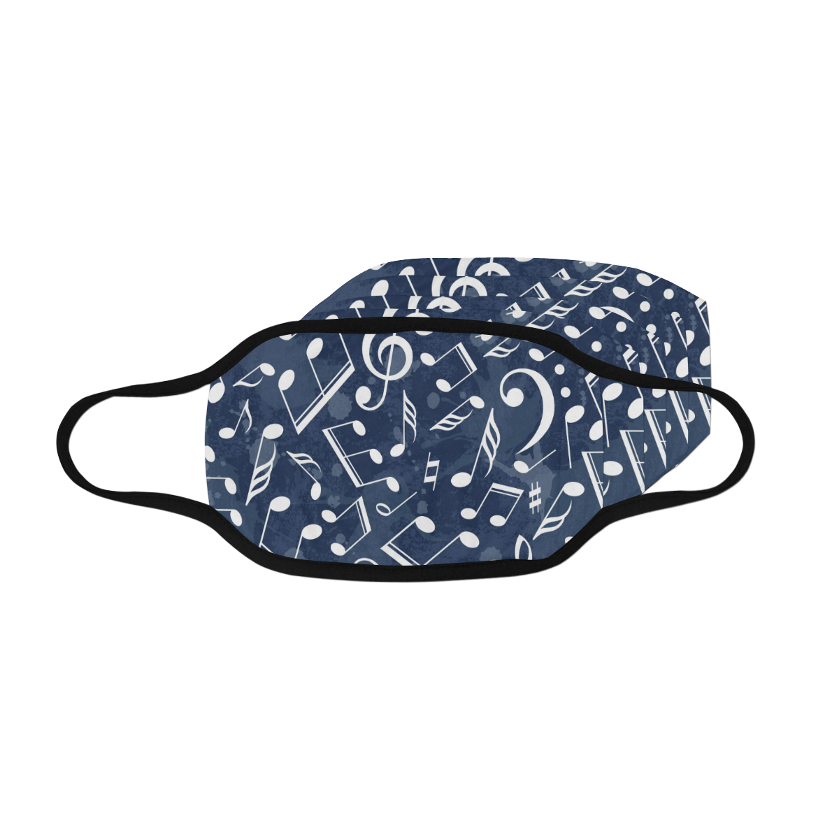 Music Notes Blue Mask