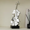 Abstract Electroplating Violin Sculpture