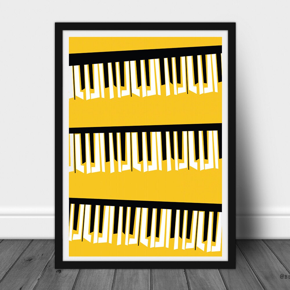 Abstract Music Art Poster