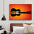 Abstract Tree Guitar Wall Art