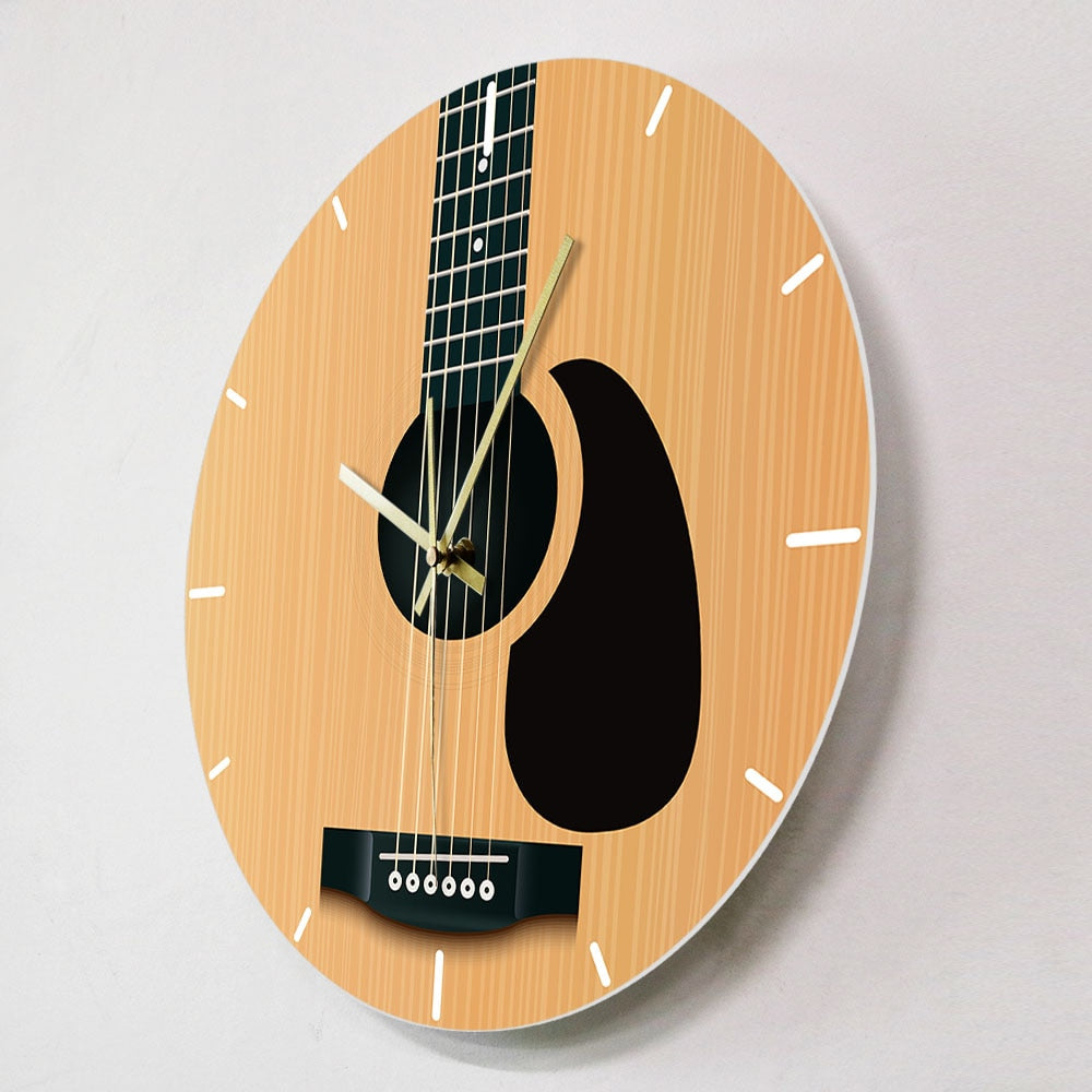 Acoustic Guitar Wall Clock - { shop_name }} - Review