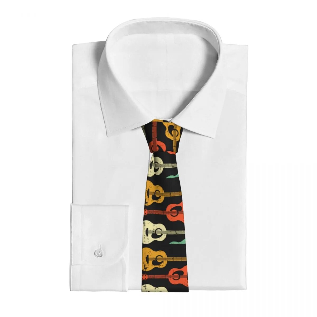 Musical Guitar Theme Neck Tie