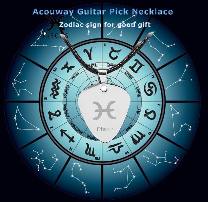 Amazing Zodiac Guitar Pick Necklace - { shop_name }} - Review