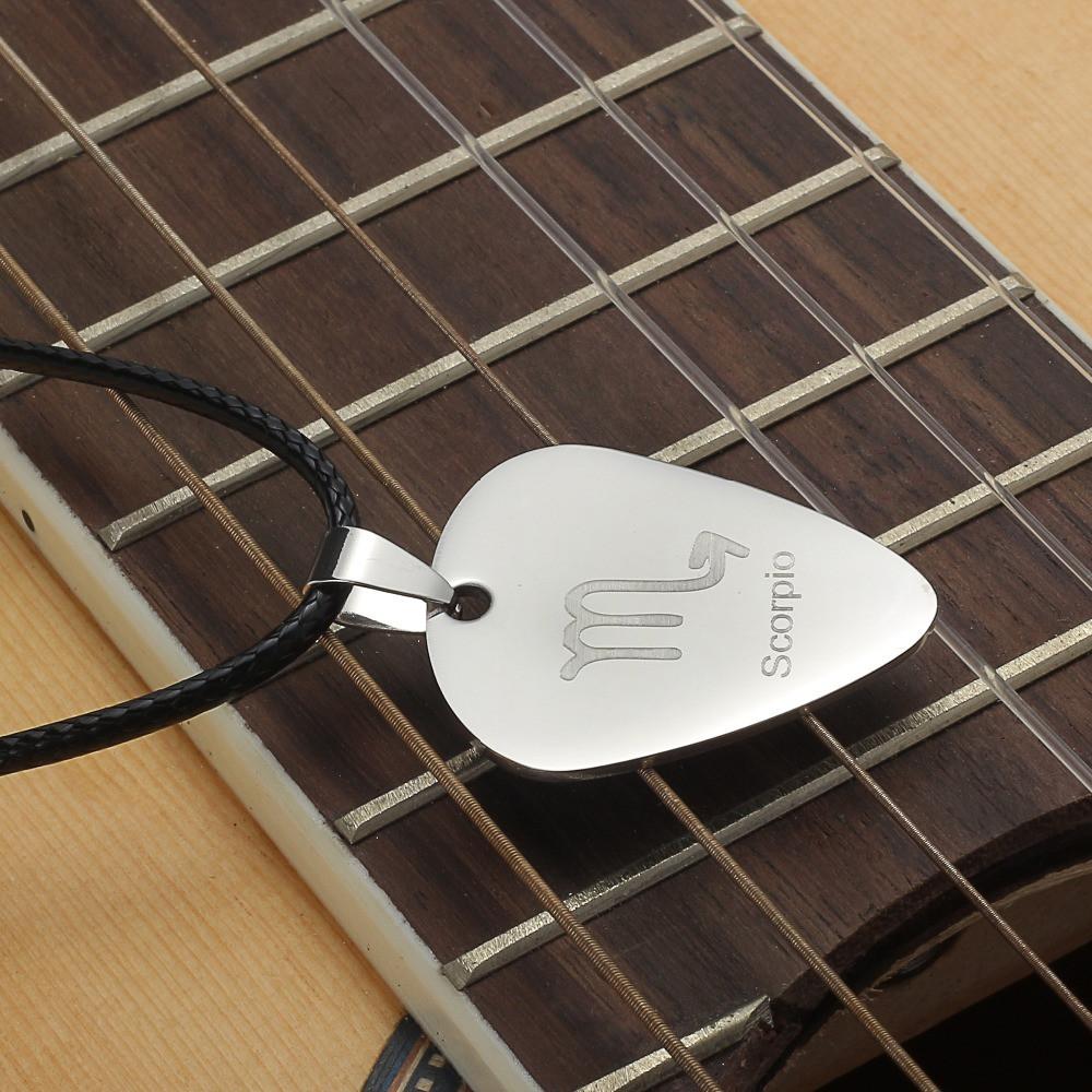 Amazing Zodiac Guitar Pick Necklace - { shop_name }} - Review