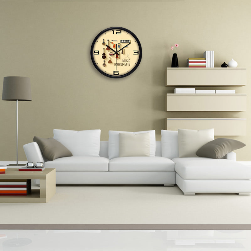 Music Instruments Wall Clock