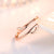 Rose Gold Music Notes Ring