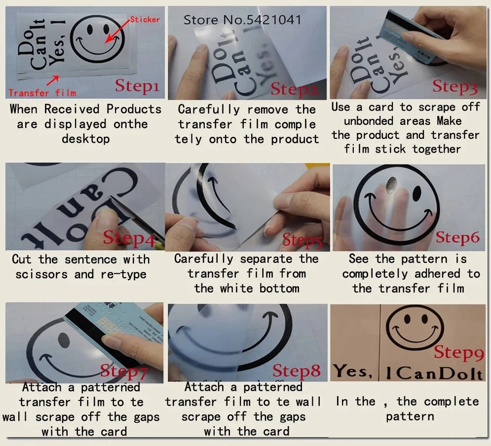 I Love Music Wall Sticker Set