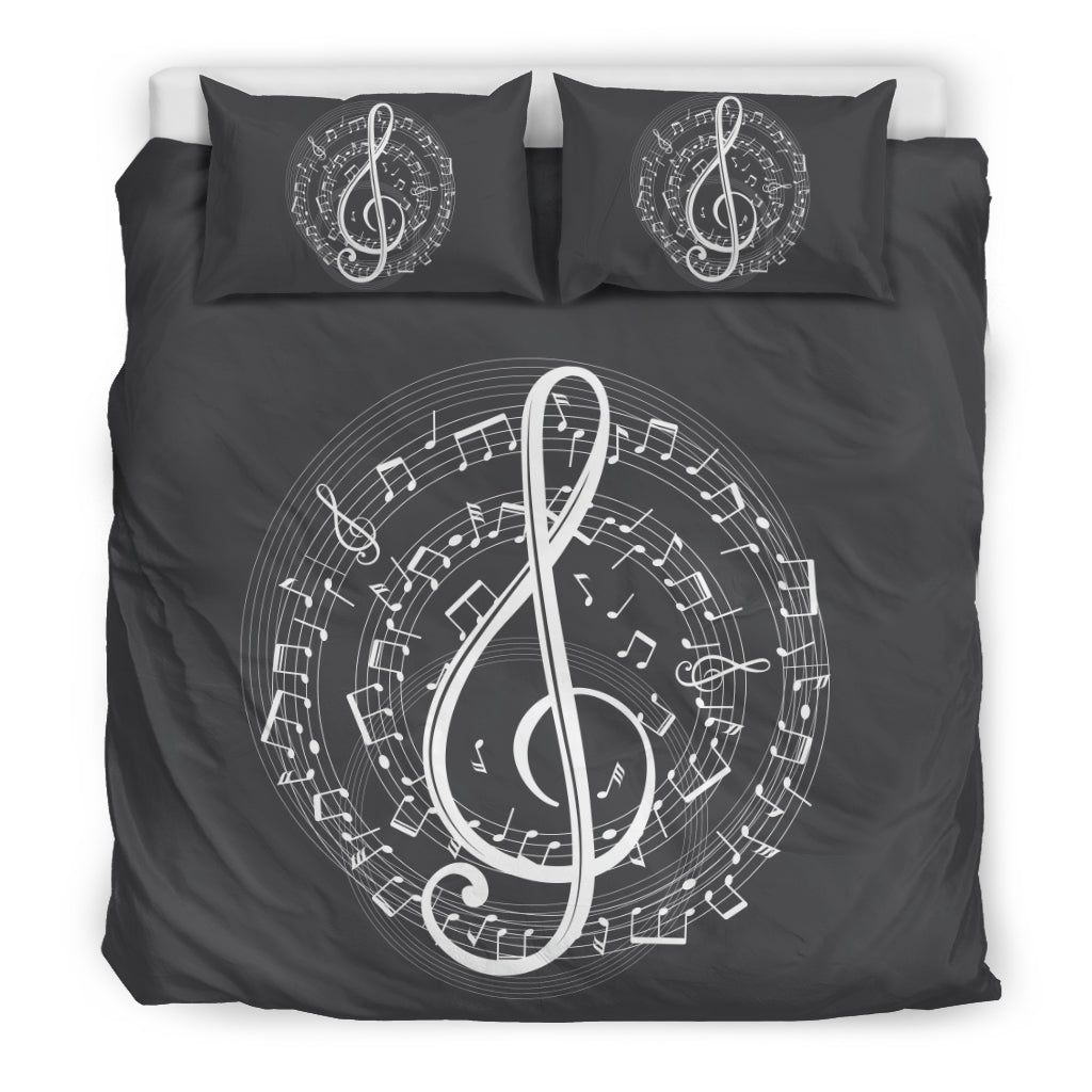Treble Clef Spiral Score Bedding set