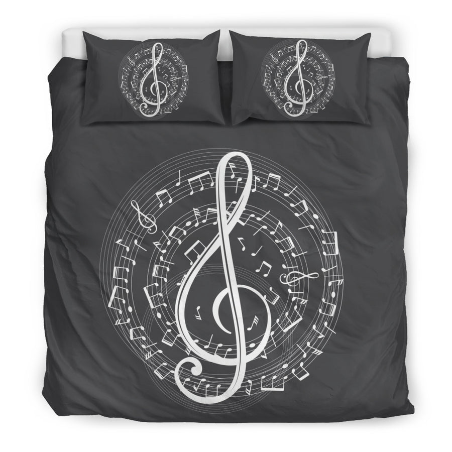 Treble Clef Spiral Score Bedding set