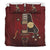 New! Red Electric Guitar Bedding Set