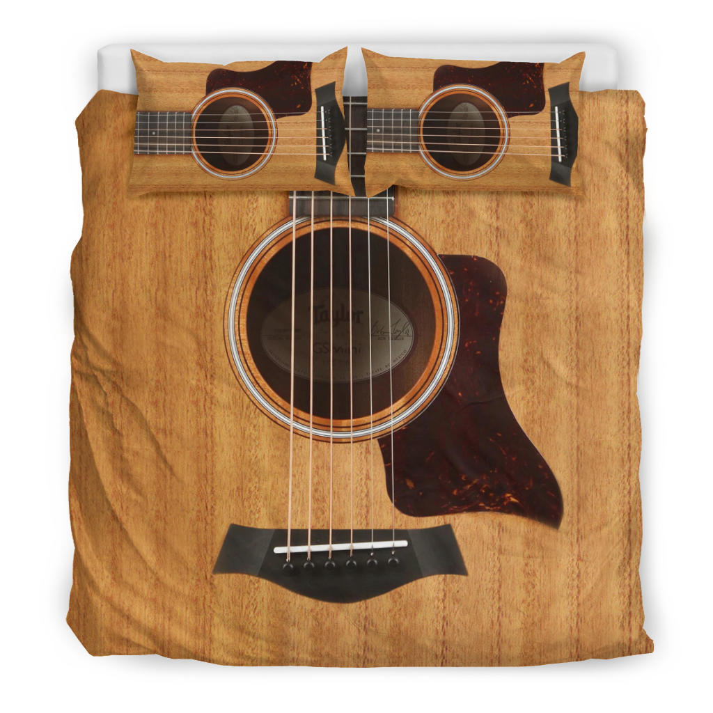 Wood Guitar Bedding Set