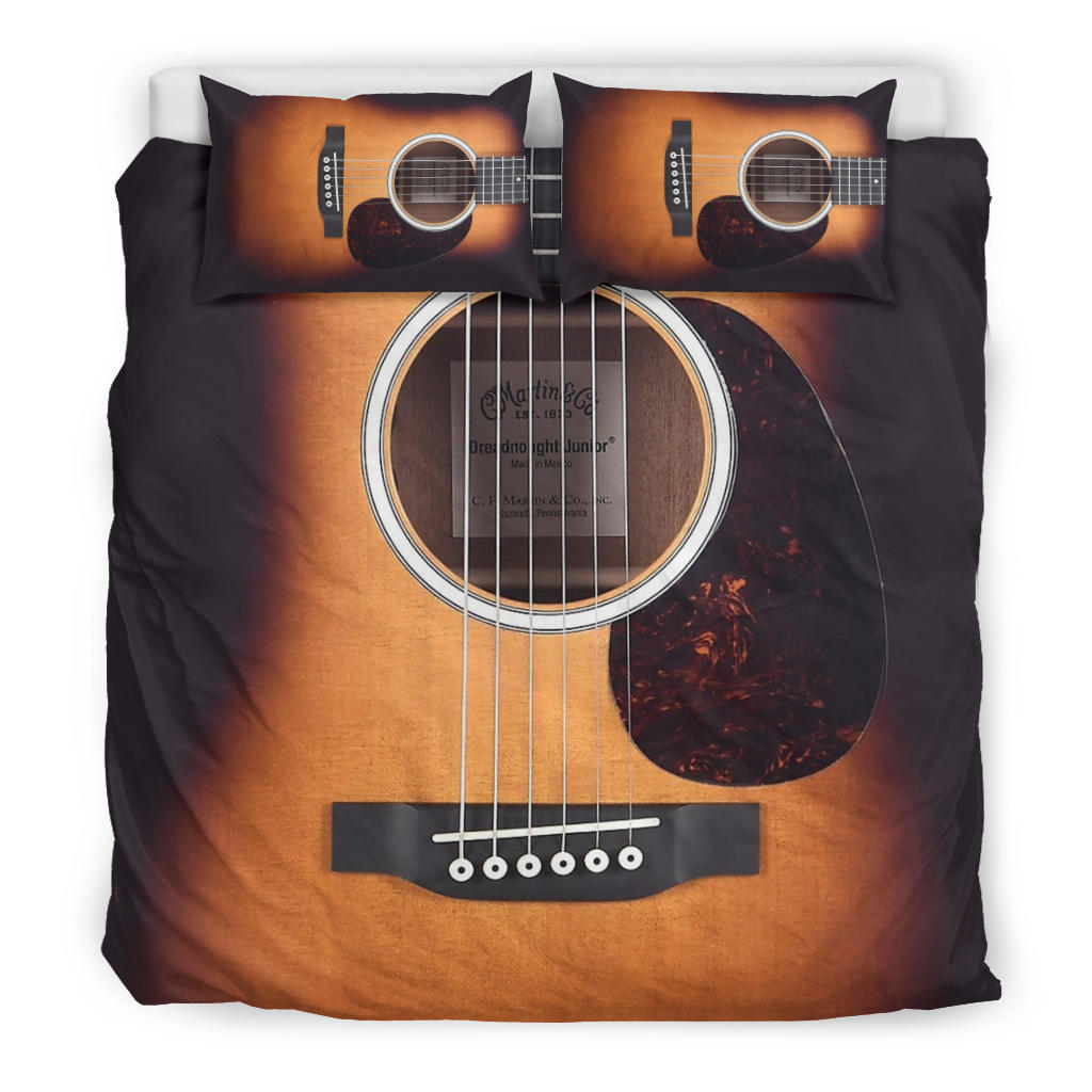 Awesome Wood Guitar Bedding Set