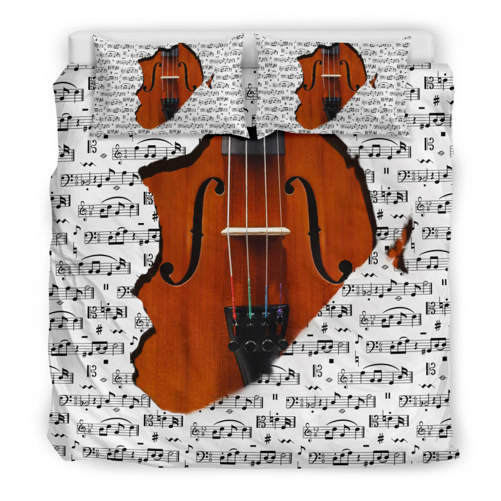 Violin Inside Bedding Set