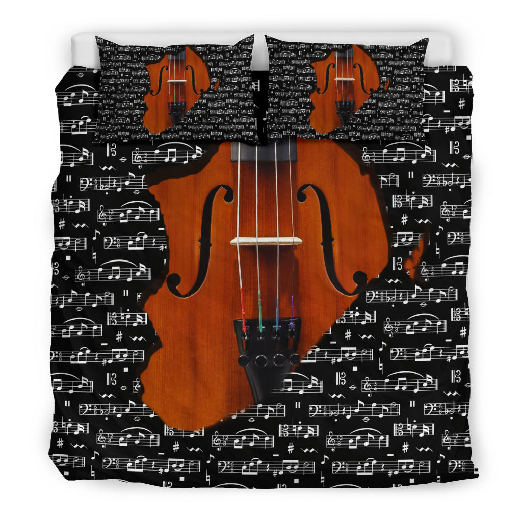 Music Violin Inside Bedding Set