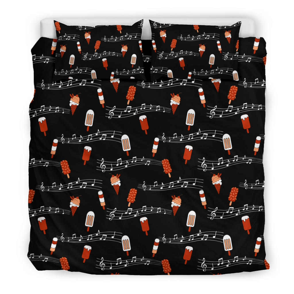 Music Notes Ice Cream Bedding Set