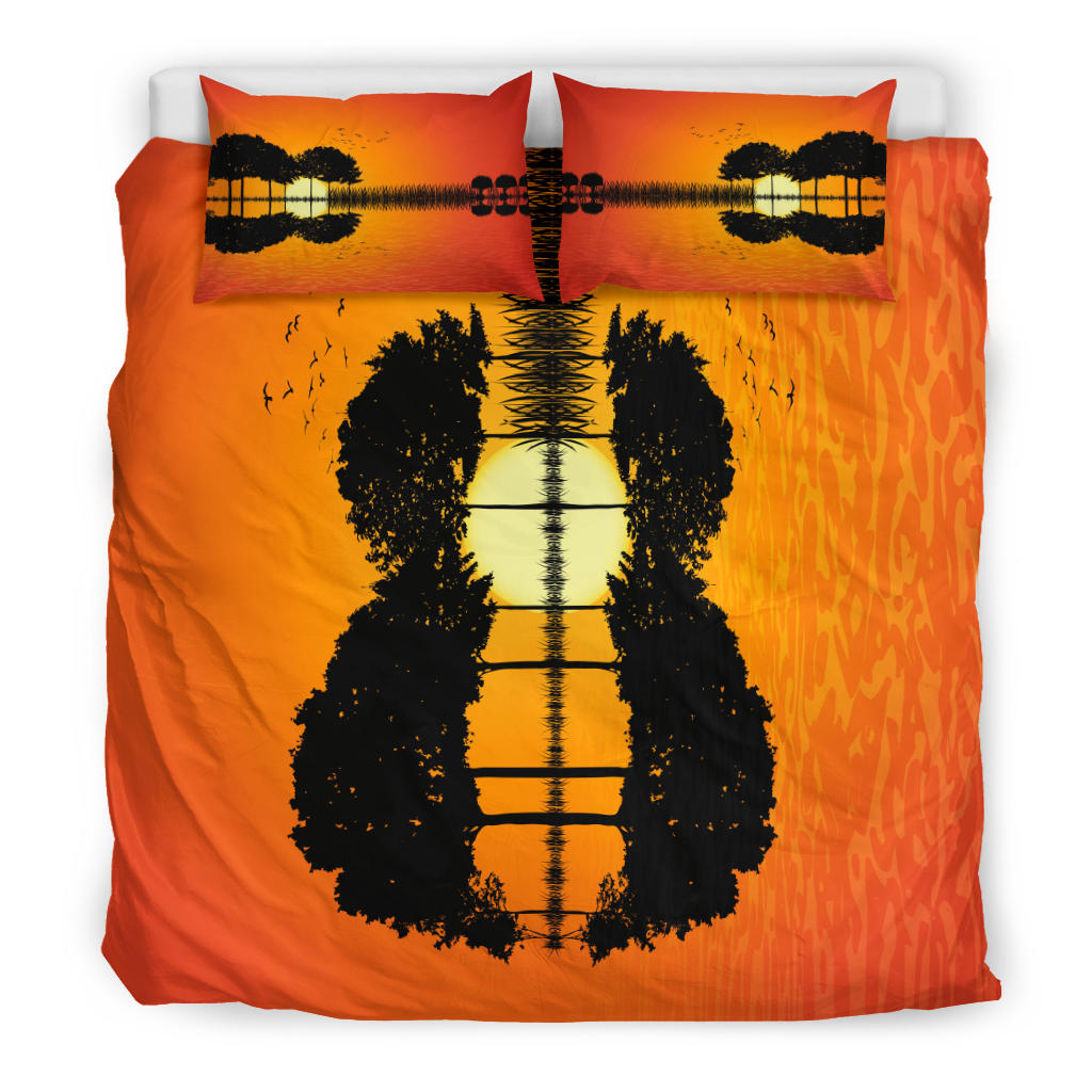 Guitar Island Bedding Set - Bedding Set / US King - { shop_name }} - Review