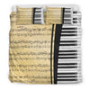 Old Sheet Music And Piano Bedding Set