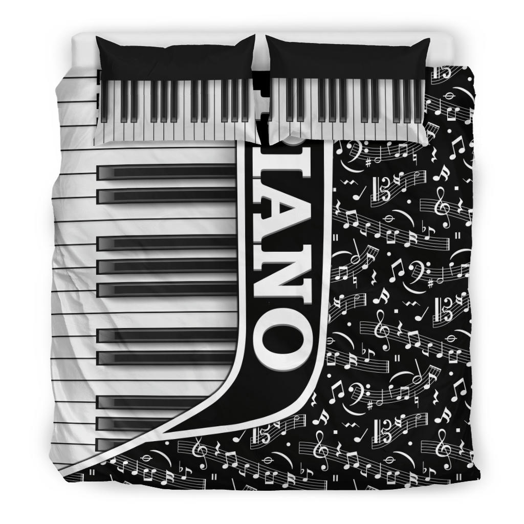 Piano Black Bedding Set