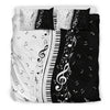 Piano Music Notes Bedding Set