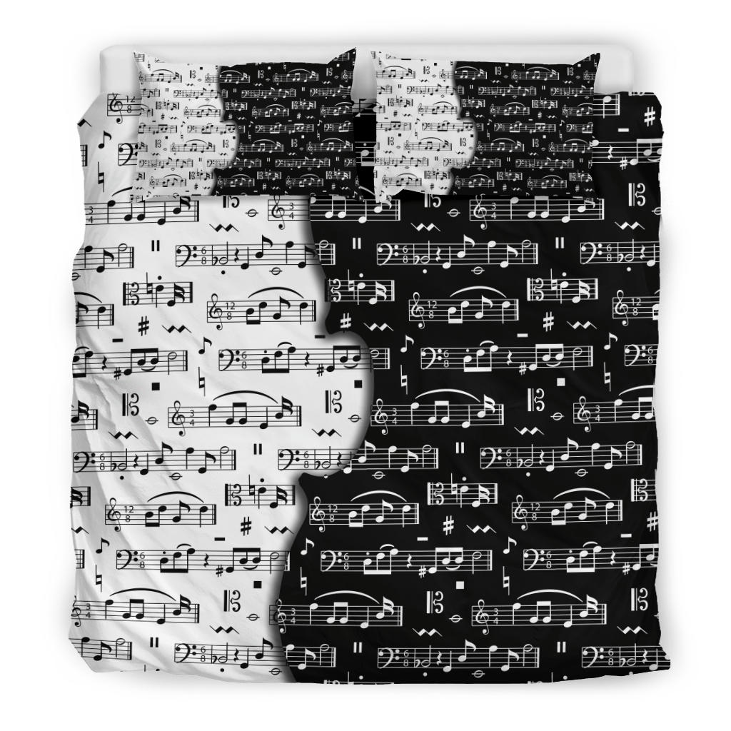 Musical Notes Violin Bedding Set
