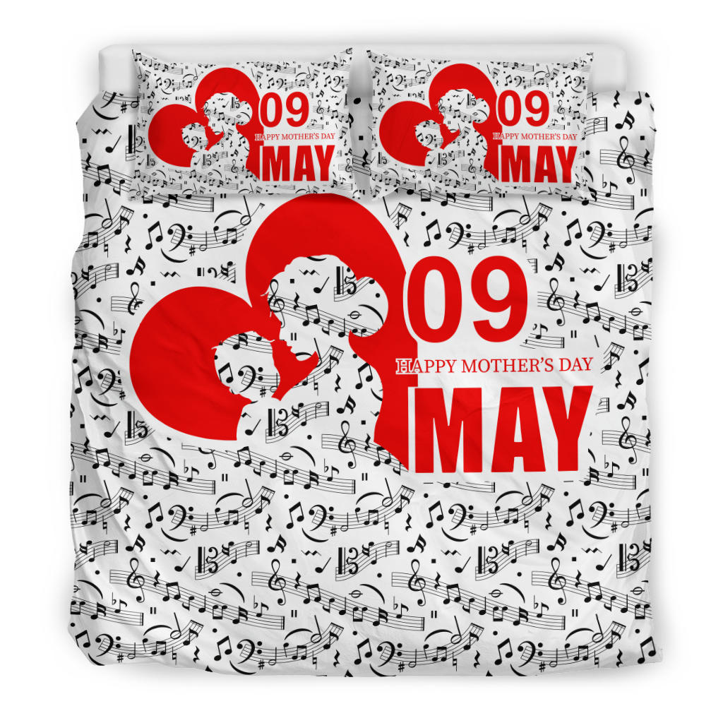 Mother's Day Music Notes Bedding Set - Bedding Set / US King - { shop_name }} - Review