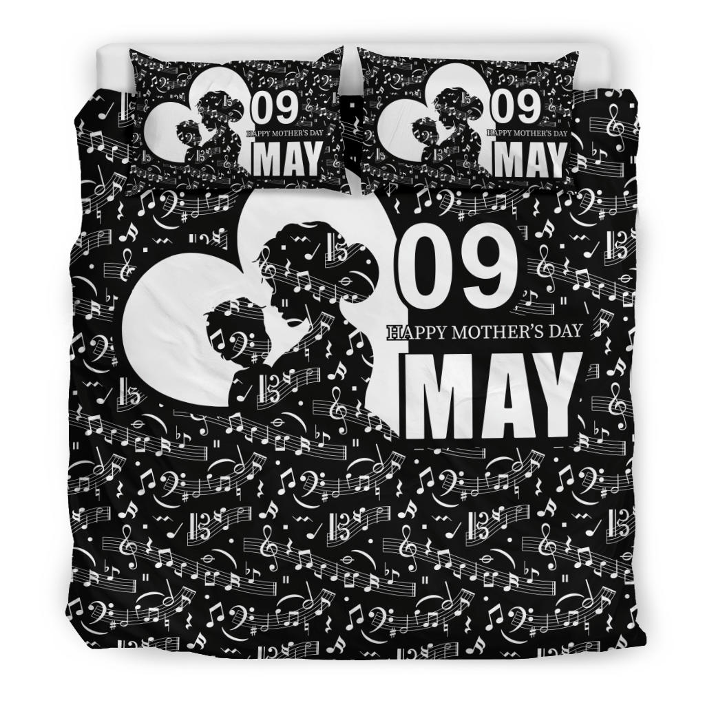 Mother's Day Music Black Bedding Set - Bedding Set / US King - { shop_name }} - Review