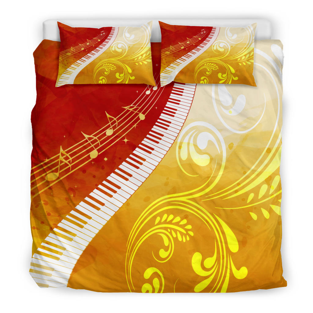 Piano Keys Music Art Bedding Set