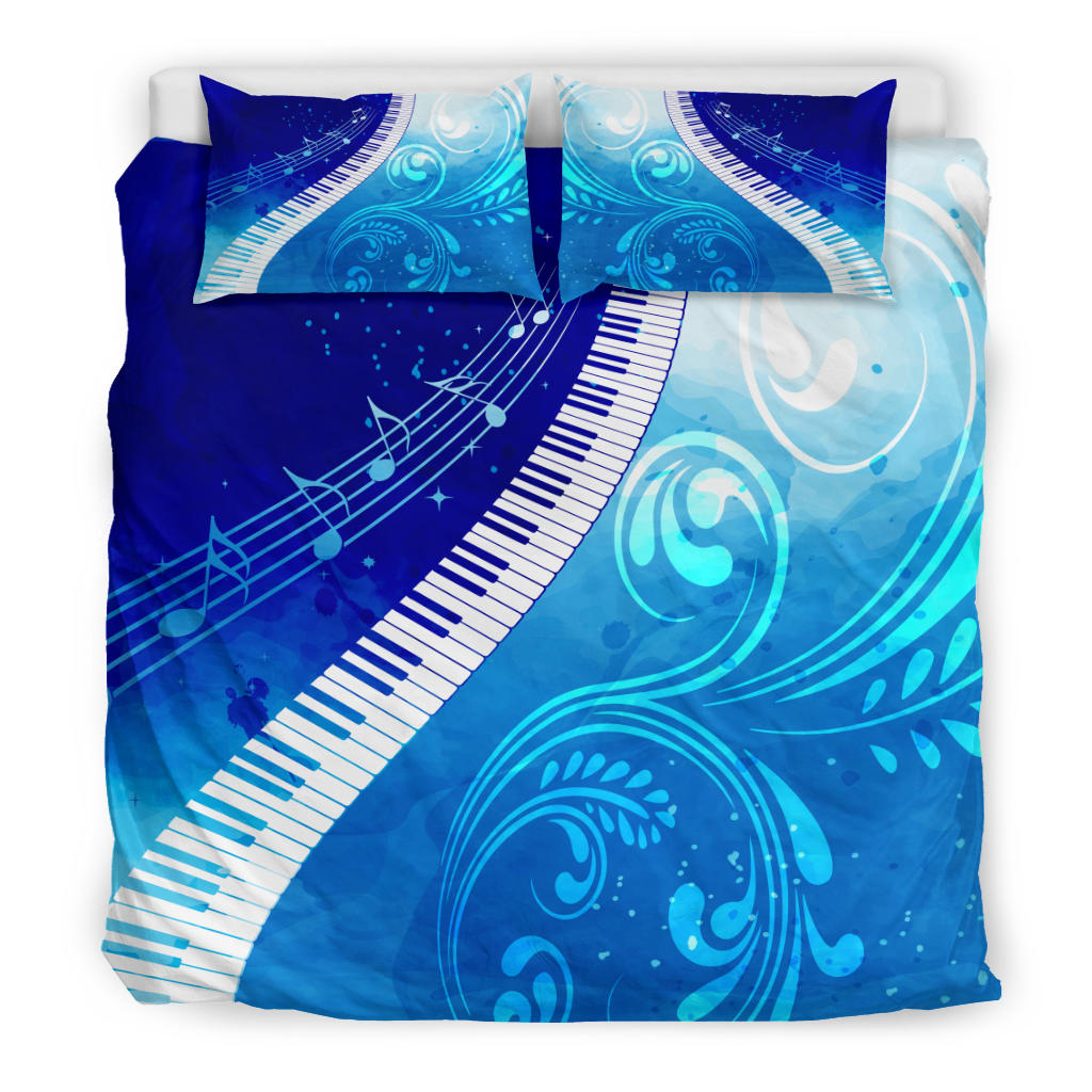 Music Piano Keys Art Bedding Set